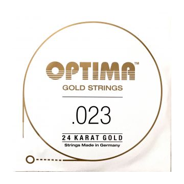 Preview van Optima GA023 24K Gold Plated .023, Wound Single String