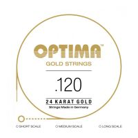 Thumbnail van Optima GB120.L Single .120 E-Bass 24K GOLD STRING Long scale