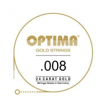 Preview van Optima GPS008 24K Gold Plated .008, Single String