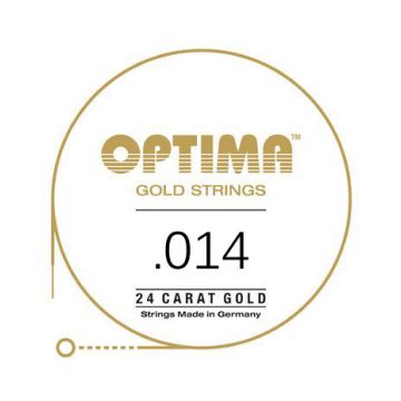 Preview van Optima GPS014 24K Gold Plated .014, Single String