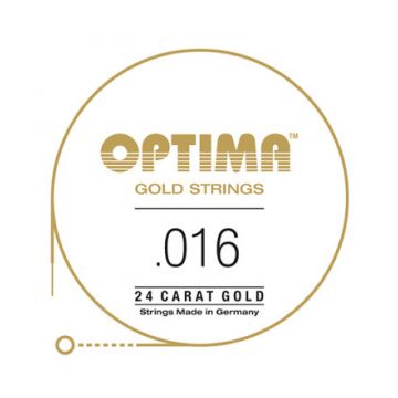 Preview van Optima GPS016 24K Gold Plated .016, Single String