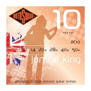 Preview van Rotosound JK10 Jumbo King 10 Phosphor bronze