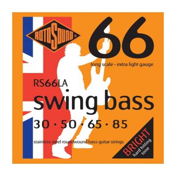 Preview van Rotosound RS 66LA Swingbass Roundwound stainless steel