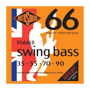 Preview van Rotosound RS 66LB Swingbass Roundwound stainless steel