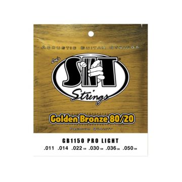 Preview van SIT Strings GB1150 Pro Light Golden Bronze 80/20 Acoustic