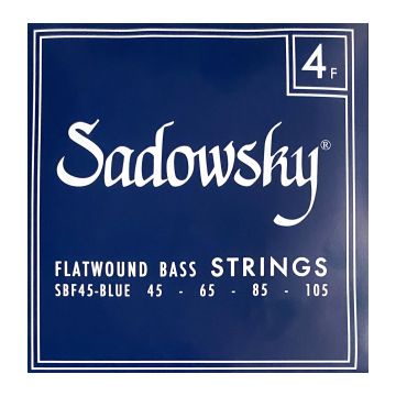 Preview van Sadowsky SBF45 Blue  Label Flatwound Bass Strings 045/105