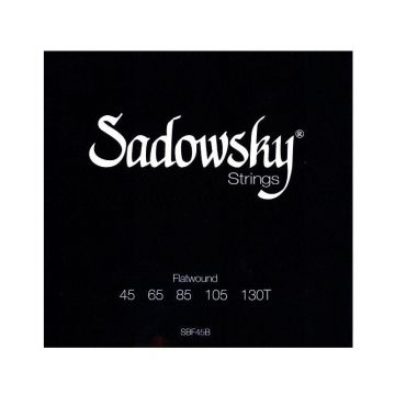 Preview van Sadowsky SBF45B Black Label Flatwound Bass Strings 045/130