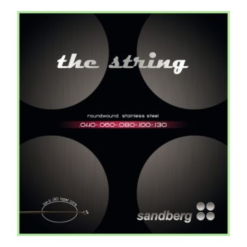 Preview van Sandberg BS5-40-130 5 string stainless steel set 40-130