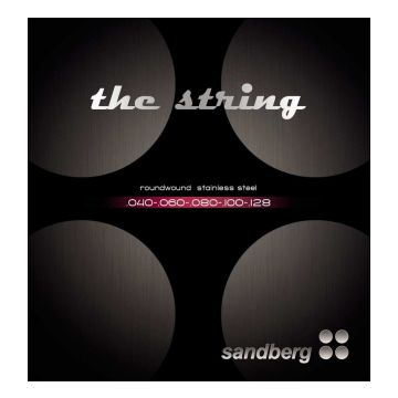 Preview van Sandberg BS5-40 5 string stainless steel set 40-128