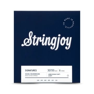 Preview van Stringjoy BA30130LS  Signatures -Nickelwound 30-130 Long Scale 6 String  Light