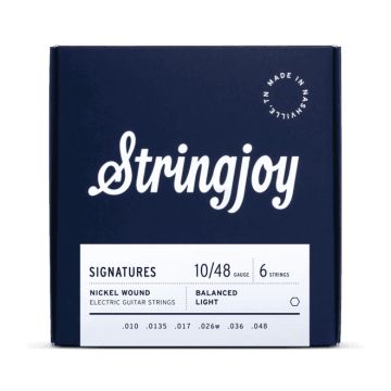 Preview van Stringjoy BAL10 Signatures -Nickelwound 10-48 Balanced Light