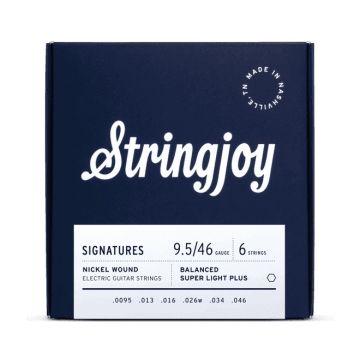 Preview van Stringjoy BAL95 Signatures -Nickelwound 9.5-46 Balanced Super Light Plus