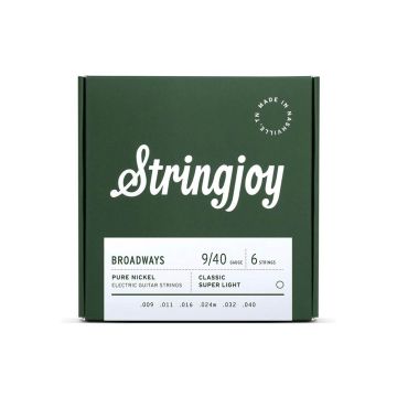 Preview van Stringjoy BR0940 Broadways - Pure Nickel Classic Super Light