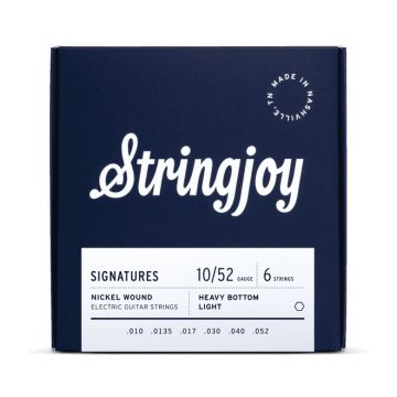 Preview van Stringjoy HVY10 Signatures -Nickelwound 10-52 Heavy Bottom Light