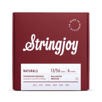 Preview van Stringjoy NB1356 Naturals - Phosphor Bronze 13-56 Medium
