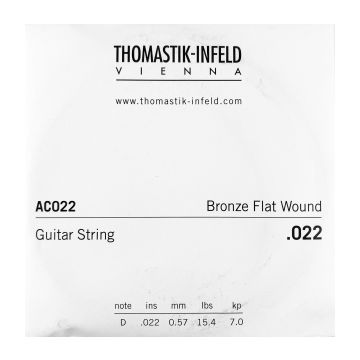Preview van Thomastik AC022 Single .022 Bronze Flat Wound
