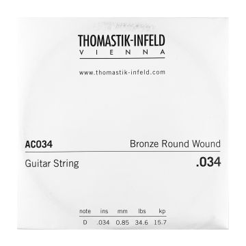 Preview van Thomastik AC034 Single .034 Bronze Wound