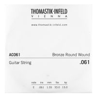 Thumbnail van Thomastik AC061 Single .061 Bronze Flat Wound