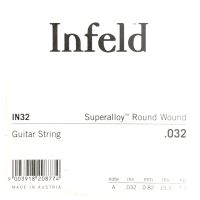 Thumbnail van Thomastik IN32 Single Infeld super alloy .032 roundwound