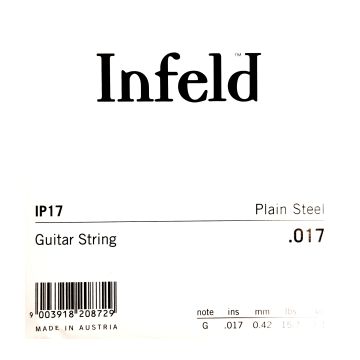 Preview van Thomastik IP17 Single Infeld super alloy .017 Plain Steel