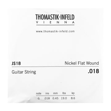 Preview van Thomastik JS18 Single .018 Nickel Flat Wound