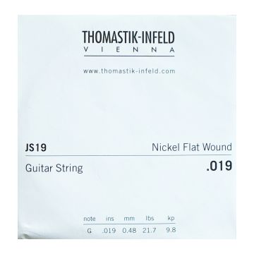 Preview van Thomastik JS19 Single .019 Nickel Flat Wound