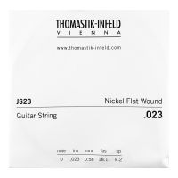 Thumbnail van Thomastik JS23 Single .023 Nickel Flat Wound
