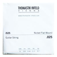 Thumbnail van Thomastik JS25 Single .025 Nickel Flat Wound