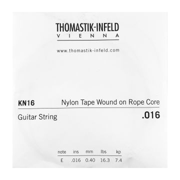 Preview van Thomastik KN16 Single .016 Nylon Tape Wound on Rope Core