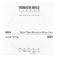 Thumbnail van Thomastik KN24 Single .024 Nylon Tape Wound on Rope Core