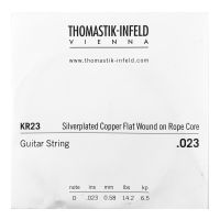 Thumbnail van Thomastik KR23 Single .023 Silverplated Copper Flat Wound on Rope Core
