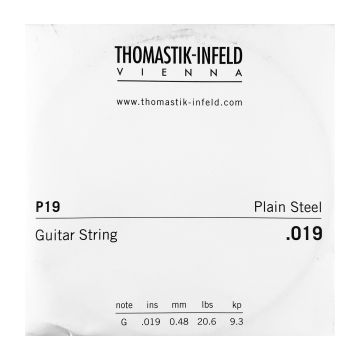 Preview van Thomastik P19 Single .019 Plain Steel