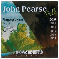 Thumbnail van Thomastik PJ116 John Pearse Folk Flat wound