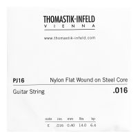 Thumbnail van Thomastik PJ16 Single .016 Nylon Flat Wound on Rope Core