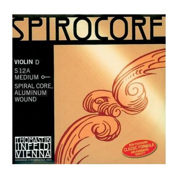 Preview van Thomastik S12A  Violin 4/4  Spirocore Spiral core Medium D