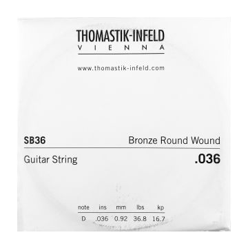 Preview van Thomastik SB36 Single .036 Bronze Round Wound